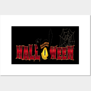 happy halloween Posters and Art